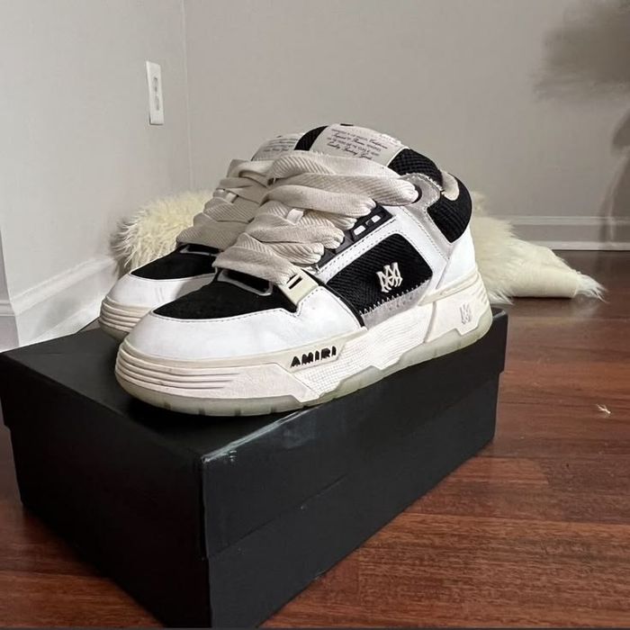 Adidasi Amiri MA 1 Black & White