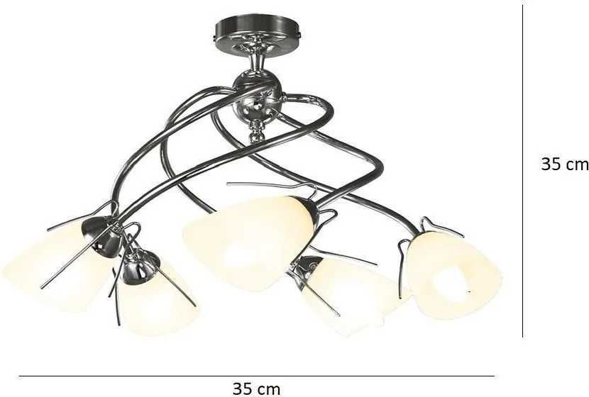 Комплект абажури - осветителни тела, лампи за таван и стена