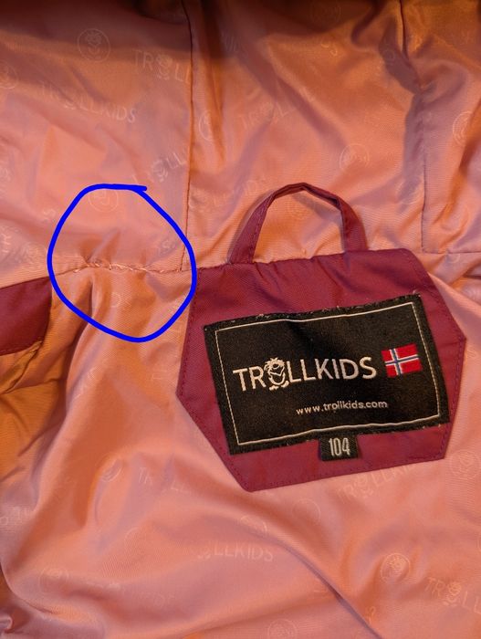 Детско зимно яке Trollkids размер 104 + подарък зимна шапка  Trollkids