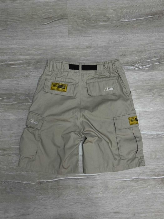Corteiz Beige Cargo Shorts [S] Kъси карго панталони