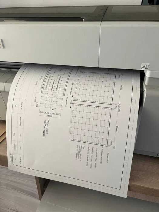 Печать форматов A1, A2, A3, A4, A5