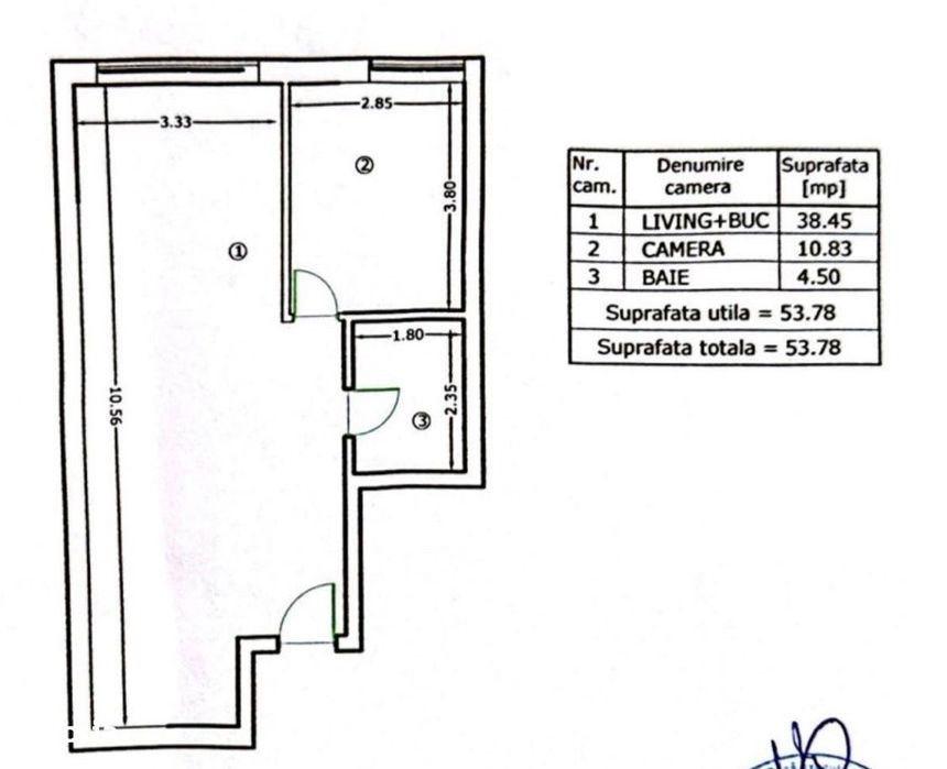 Apartament de 2 camere lux, mobilat - Dacia Eminescu