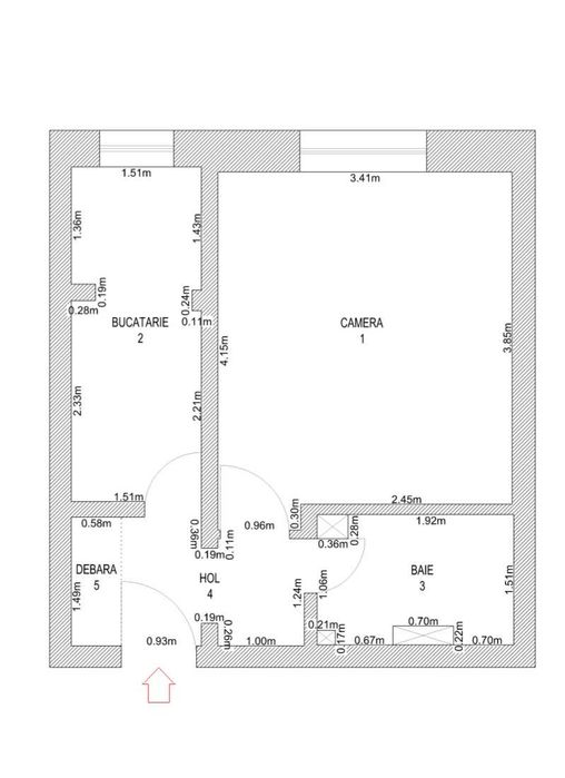 Proprietar – Vânzare garsonieră decomandată (26 mp) | Zona Tractorul / Coresi