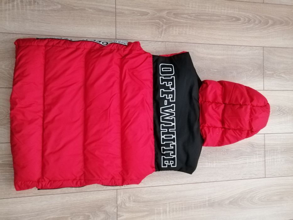 Off-White мъжки елек в червен цвят L XL