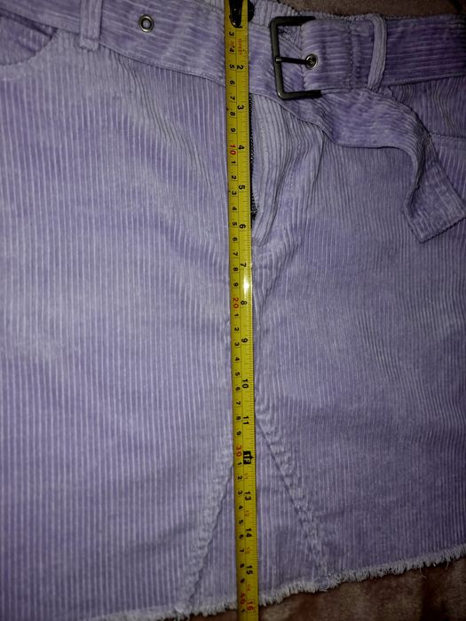 Fustă catifea reiată Bizzbee