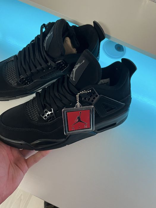 #REDUCERE# Nike Air Jordan 4-Black Cat-Verificare colet