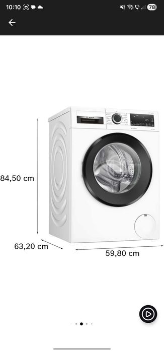 Masina de spalat rufe Bosch WGG244Z5BY, 9 kg, 1400 rpm, Clasa A