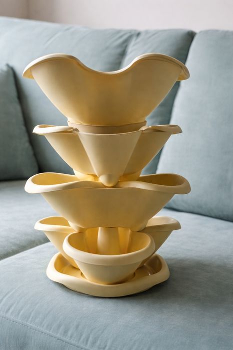 Кашпо 4 яруса для балкона и двора (семена в подарок)