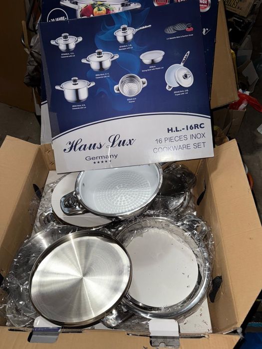 Oale inox cu inductie 16 piese noi