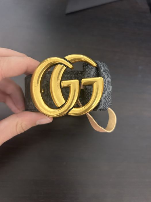 vand Curea Gucci cu cataramă dublă GG – calitate nouă