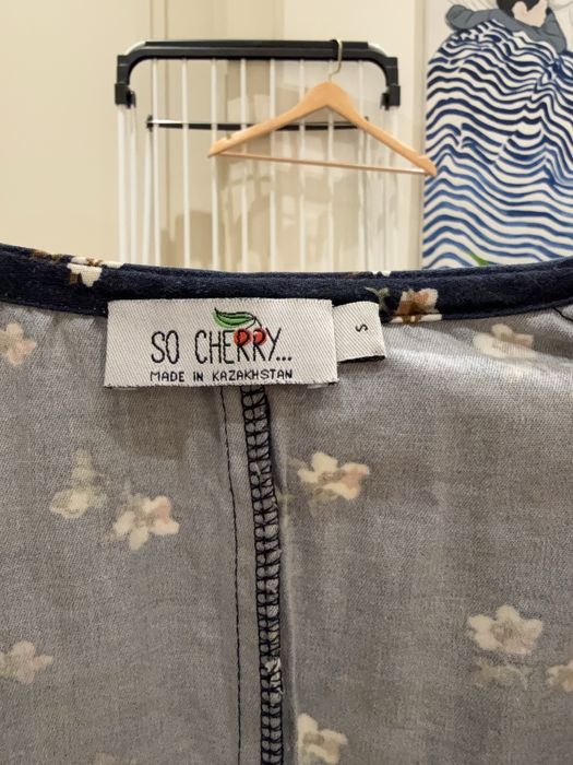 Платье б/у цветочный