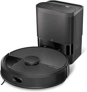 iRobot Roomba 105 Combo + AutoEmpty Dock - Автоматично изпразване до 75 дни, Прахосмукачка + Избърсване, Clearview LiDAR, 7000Pa,120 минути,SmartScrub