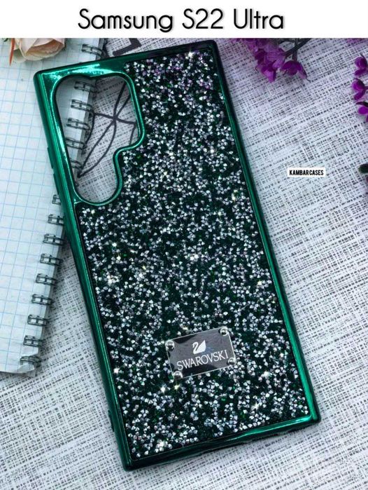 Новый чехол для Samsung S 22 Ultra (зеленый, изумрудный)