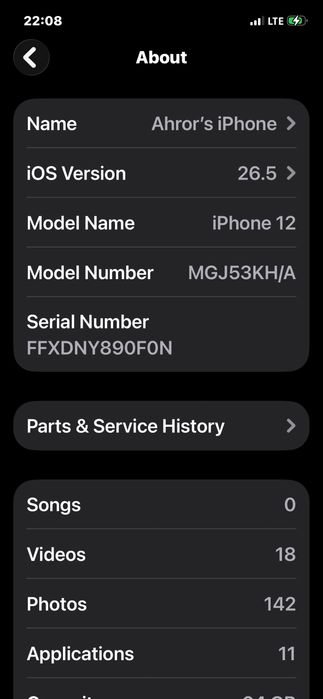 Iphone 12 ni ozi