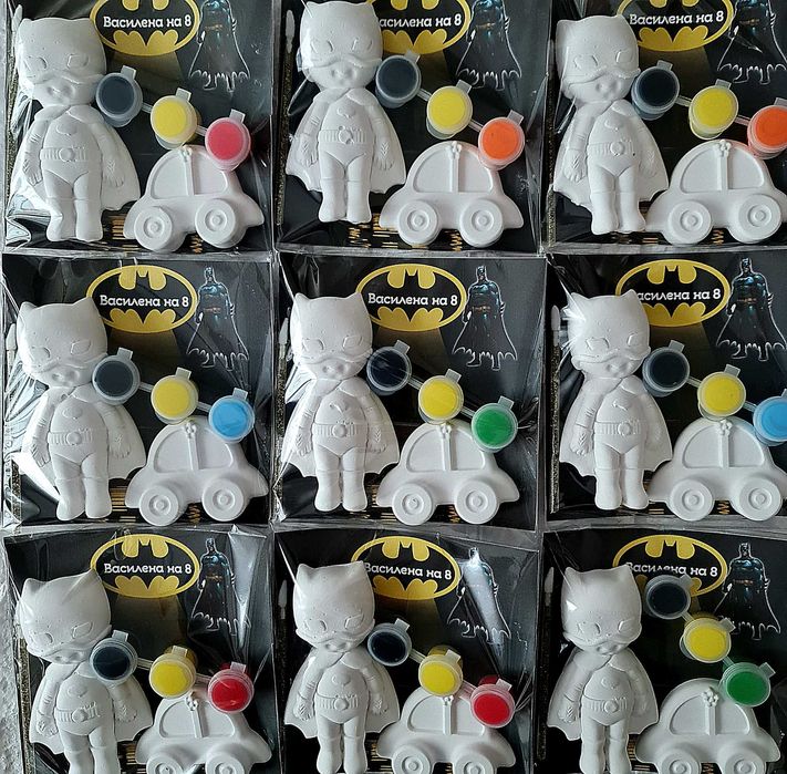 Комплекти за оцветяване с гипсови фигурки - Макси размер