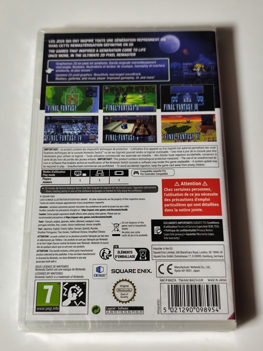Final Fantasy I - VI pentru Nintendo Switch