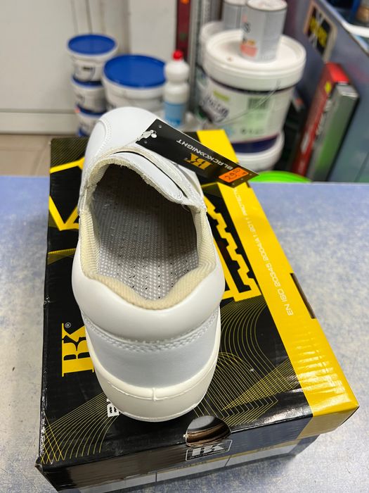 Работни обувки BK дамски,кожа,s1p,бели номера 36 ; 38