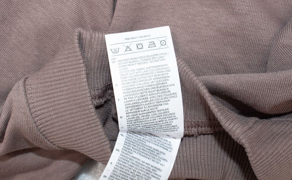 Reebok Studio Vector Knit дамски суичър пуловер каки изрязано лого XS