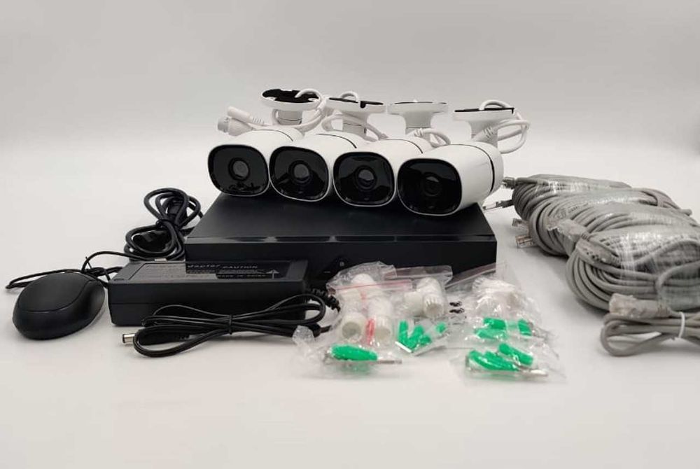 CCTV DVR + 4 Професионални Камери - 5MP , Нощно Зрение ,  SAMSUNG HDD