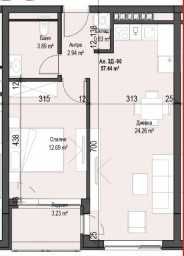 Продава се Двустаен апартамент в София, Банишора - 68 кв.м за 1315 €/кв.м - Снимка #5