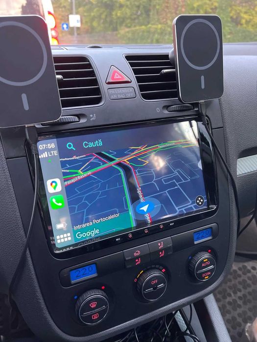 Navigație Android 15 VW/Seat/Skoda – CarPlay, QLED, DSP, Dedicată