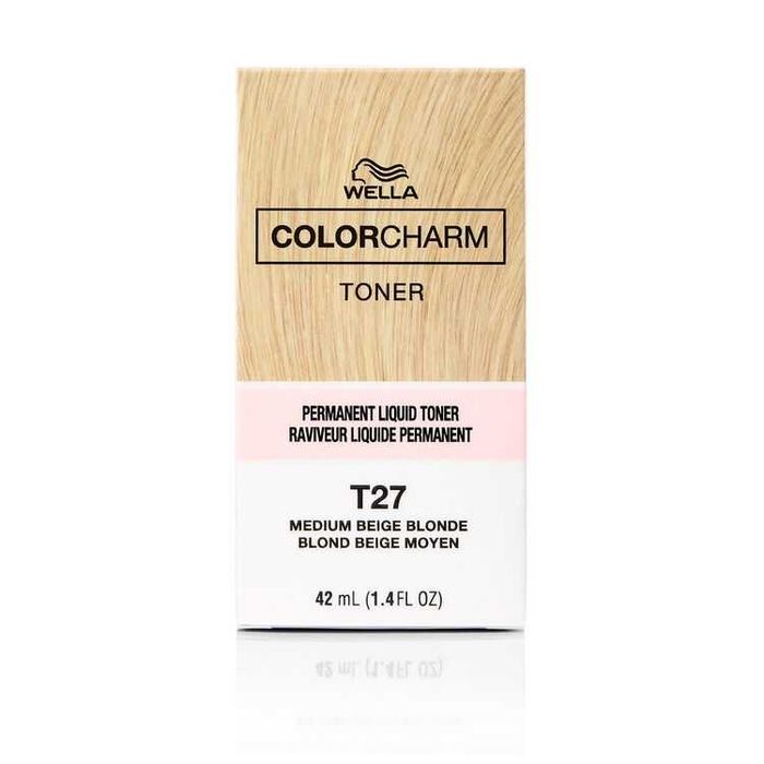 Wella T27 Blond bej mediu - Toner, neutralizeaza culorile calde