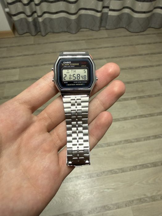 Casio A158WA-1/100% оригинал
