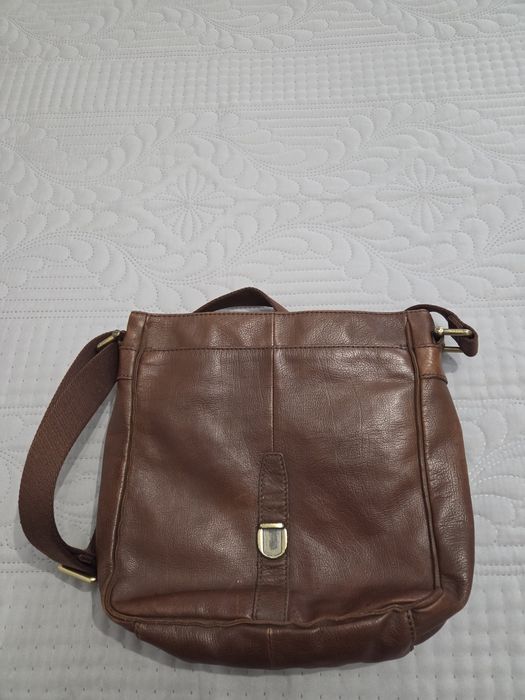 Geanta din piele fossil