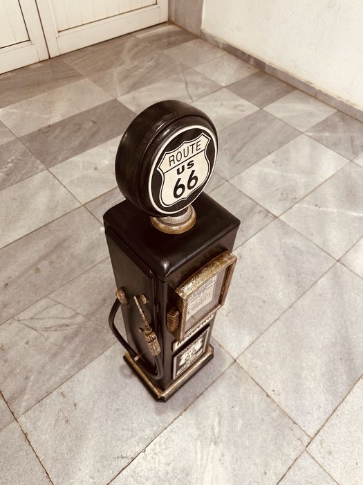 Ретро бензинова колонка ROUTE 66 – винтидж декор