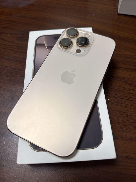 Iphone 16 Pro Gold 256Gb Full Box 93% baterie