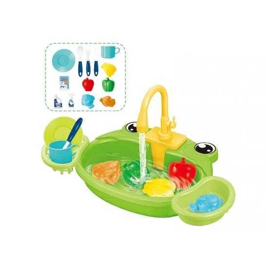 Детска мивка с течаща вода