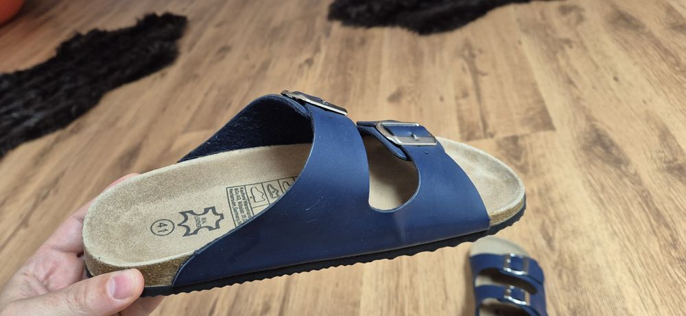 Papuci de piele Birkenstock