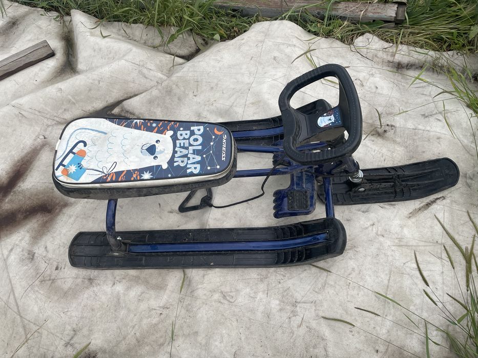 Детские сани-снегоходы