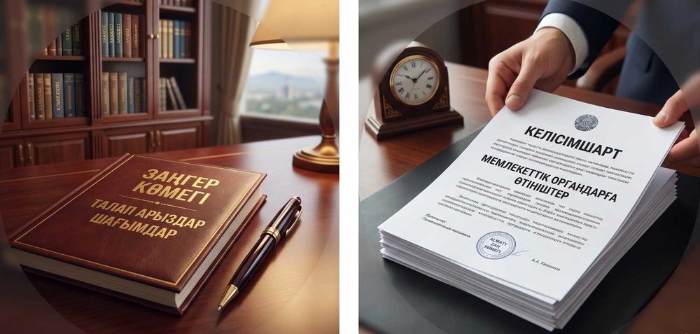 Заңгер, Құқықтық көмек: Талап арыз, шағым, келісімшарт жазу