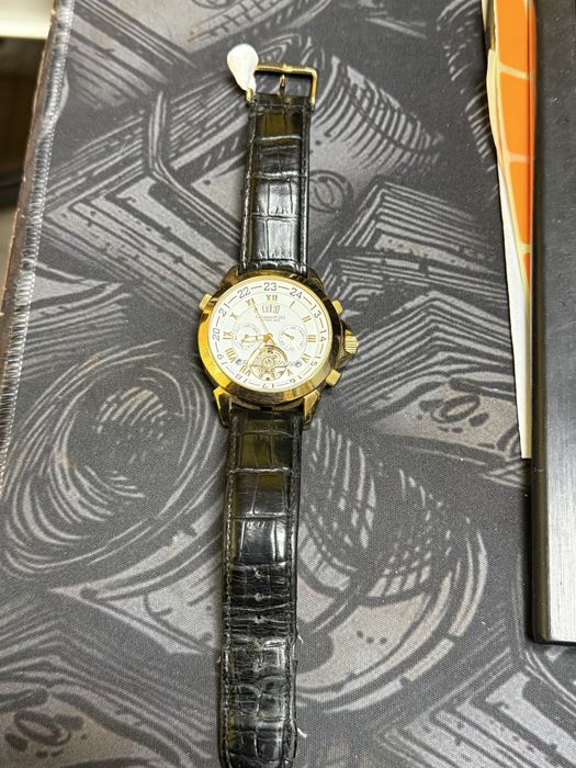 Автоматичен часовник Calvanei 1583 Astonia Gold - Open Heart