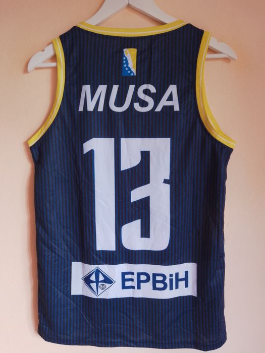 Tricou Baschet Bosnia-Herzegovina #13 Dzanan Musa