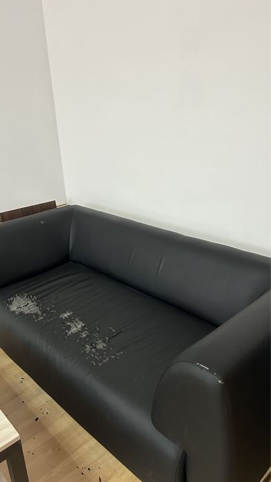 Офисный диван кожаные