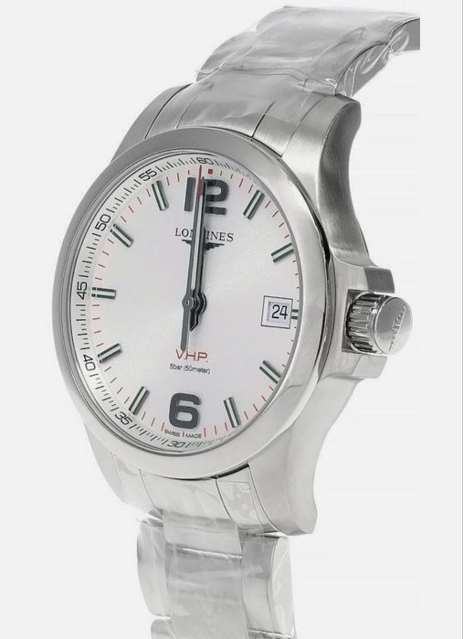 Швейцарские часы LONGINES Conquest V.H.P. Кварцевый механизм