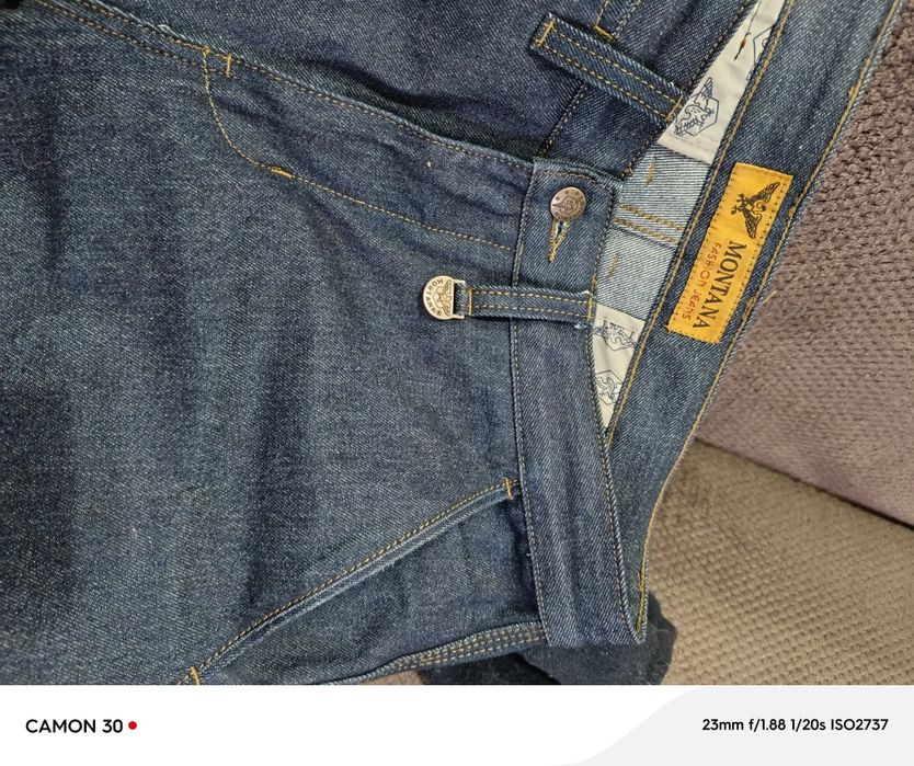 Джинсы Монтана сырой деним