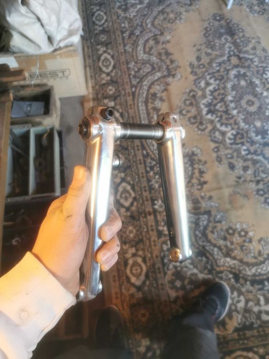 Хромовые шатуны на BMX