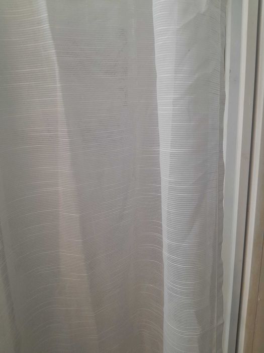 Нови бели пердета 2 вида по 2 броя
