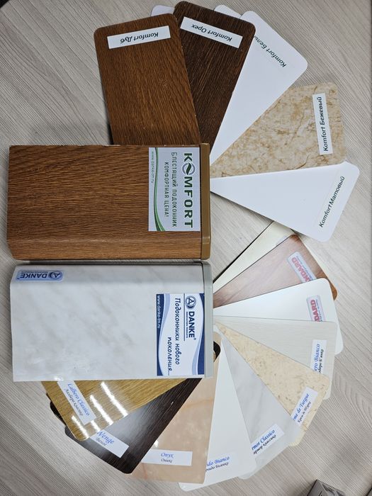 Подоконники глянец, матовые