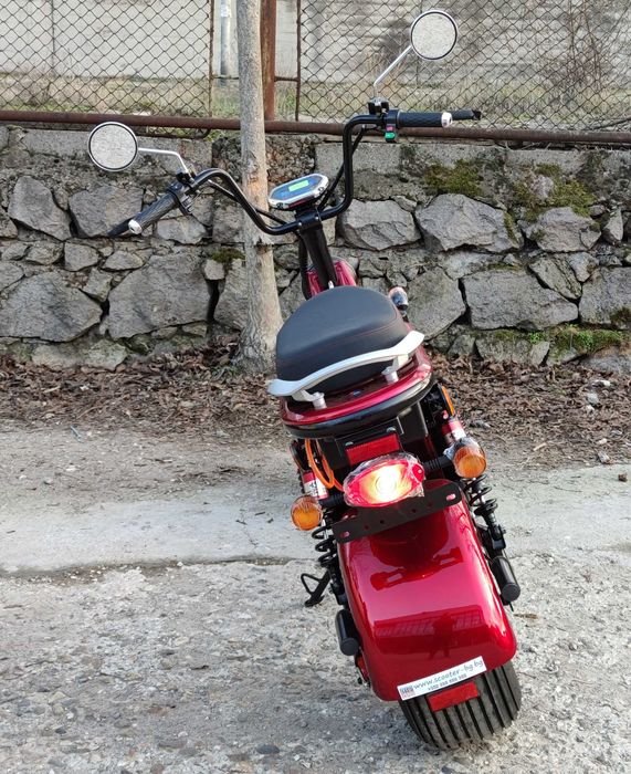 Електрически скутер EcoWay Чопър HR8-1 12A/h батерия черен