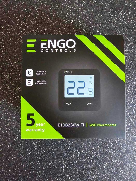ЕНГО ENGO E10-B Wi Fi, жичен термостат