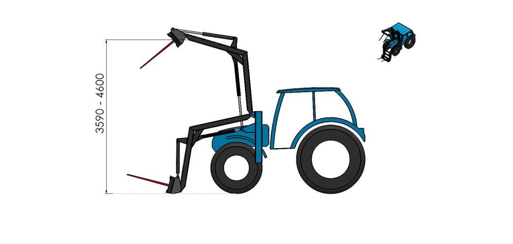 Фадромни устройства за трактори. Челни товарачи
