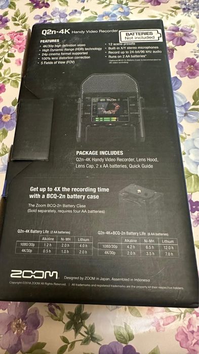 Recorder audio-video zoom Q2n nou sigilat