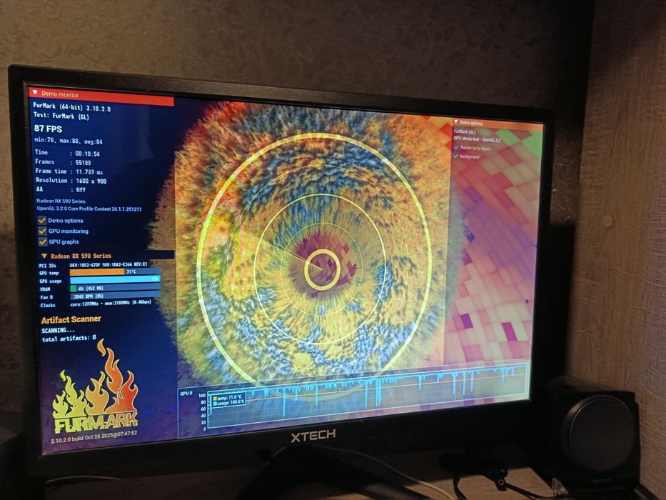 Игровой ПК i5-9400F / RX 590 8GB Nitro+ / Монитор 24" / Полный сет