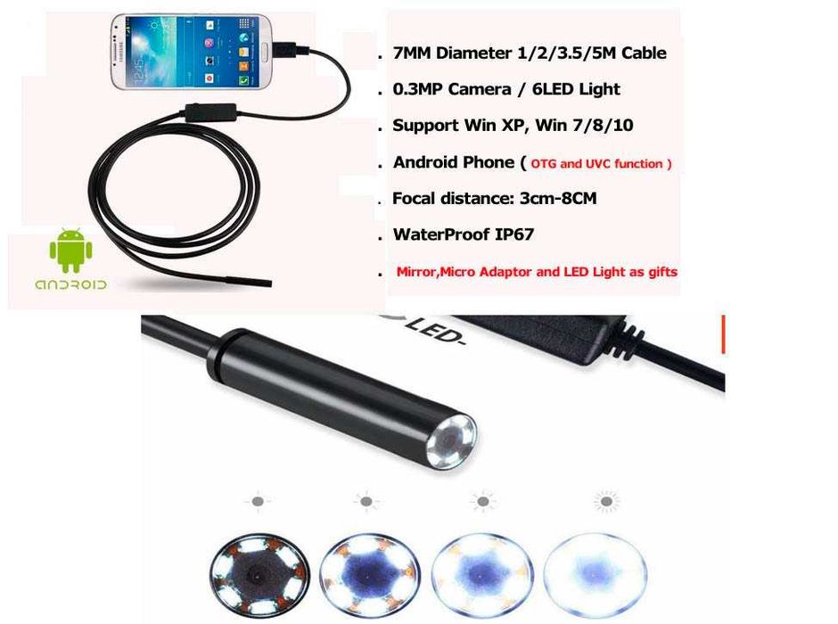 USB эндоскоп, камера