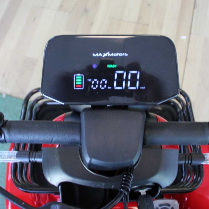 Мини триместна електрическа четириколка MaxMotors A9, 1500W, 48V/20Ah