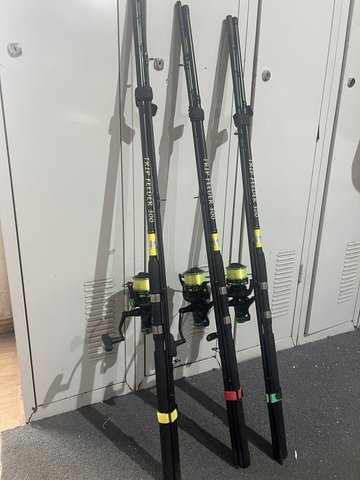 Lansete Feeder Baracuda set 3 buc